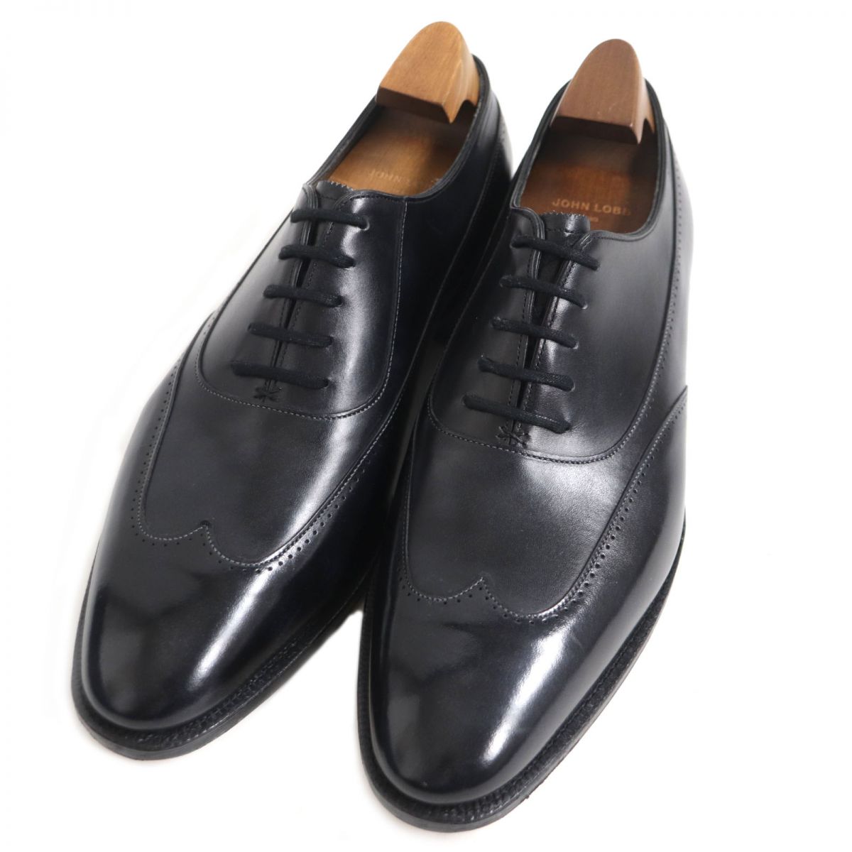 ʢJOHN LOBB/ STRAND 2020䡼ǥ 󥰥å ѡե졼 쥶 ɥ쥹塼 ֥å 8 1/2E 󥰥 750­ Ȣդš