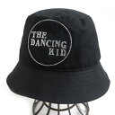 【ドンドン見直し】美品□CELINE/セリーヌ THE DANCING KID ワッペン コットン100% バケットハット/帽子 ブラック フランス製 メンズオススメ◎【中古】