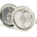 良品▼Georg Jensen ジョージジェンセン 111 リンゴモチーフ SV925 カフリンクス/カフスボタン シルバー メンズ デンマーク製 総重量23....