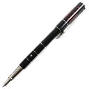 【ドンドン見直し】極美品●S.T.Dupont エス・テー・デュポン ローリングストーンズ 1962本限定 ペン先18K Mニブ 万年筆 ブラック×シルバー フランス製 箱付【中古】