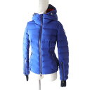 極美品★正規品 MONCLER GRENOBLE モンクレール グルノーブル 19-20AW CHENA GIUBBOTTO ZIP UP フード付 ダウンジャケット 青×赤 0【中古】