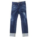 ɔi DSQUARED2 fB[XNGA[h 22AW S71LB1127 Skater Jean U[pb`t NbVfjpc CfBSu[ 48 ɐ Ki YyÁz