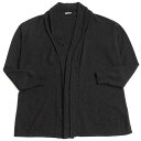 極美品 Dior HOMME ディオールオム 0H3420530089 キャメル100% オーバーサイズ フロントオープン ロング丈 カーディガン ブラウン X...