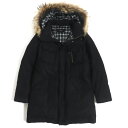 ブランド(brand)BURBERRY BLACK LABEL / バーバリーブラックレーベルサイズ(size)【表記】L【実寸】身幅：約54cm　着丈：約86cm　肩幅：約47cm　袖丈：約63cm【日本サイズに関しましては各ブランド公式サイトをご参照下さい】ランク(rank)Aランク基準S未使用品(弊社の検品基準による)SA極美品…数回使用した程度の未使用品に近い、非常に状態の良い綺麗なUSED品A美品…使用回数が少なく、全体的に状態の良い綺麗なUSED品AB良品・比較的良品…多少の使用感はありますが、それ以外に問題のない状態のUSED品Bスレや汚れ等の使用感はありますが、まだまだ使用可能なUSED品BCランクBよりも使用感の目立つUSED品C難あり・ジャンク品…使用に支障のきたすUSED品状態(condition)★フードはZIPで取り外し可能です。★ファーはボタンで取り外し可能です。※所々に薄い汚れがございます。カラー(color)ブラック素材(material)表地：ポリエステル100%ファー：ラクーン裏地：ポリエステル100%中綿：ダウン95%　　：フェザー5%チェック地：ポリエステル100%コメント(comment)気に入って頂けた方は是非この機会に。※40221-751★00004036注意(attention)・商品情報に掲載されております採寸、サイズ、色、素材などは当社独自の判断基準となっておりますので、場合によって多少の誤差、違い等がある場合がありますので、予めご了承ください。・当方の販売商品に関して画像に付属しております物（シューキーパー・ハンガー等）につきましては、商品のコンディション欄に記載がない場合は付属致しません。商品をご試着希望のお客様へ当店で販売している商品は全て倉庫で管理しておりますので、店頭には陳列しておりません。商品をご試着希望のお客様は予め当店にお電話、若しくはメールにて商品名と商品番号をお伝え下さい。ご連絡を頂いていないお客様に関しましては、お断りさせて頂く場合がございますので、予めご理解とご了承の程、宜しくお願い致します。