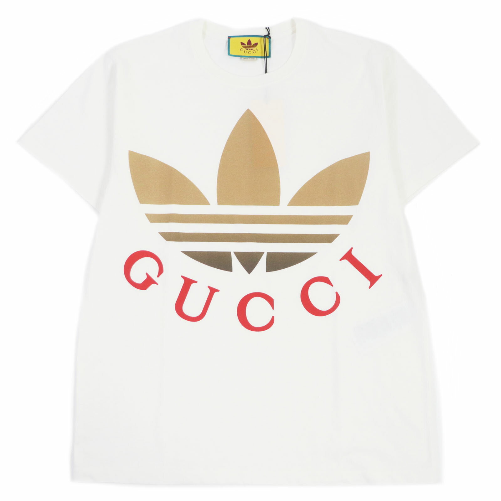 adidas x Gucci コットンジャージー Tシャツ Mサイズ 新品未使用 adidas x Gucci コットンジャージー Tシャツ Mサイズ 新品未使用