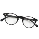 未使用品●OLIVER PEOPLES オリバーピープルズ OV5186 GREGORY PECK メガネ 眼鏡 アイウェア ブラック 47□23 150 デモレンズ 箱・ケース付き イタリア製 メンズ【中古】