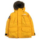 良品○THE NORTH FACE ザ・ノースフェイス ND92032 Antarctica Parka アンタークティカパーカ GORE-TEX/ゴアテックス ロゴワッペン付き フーデッド ダブルジップ ダウンジャケット オレンジ S 正規品 メンズ【中古】