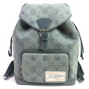 極美品▼LOUIS VUITTON ルイヴィトン M22534 モンスリバックパック モノグラムデニム ウォッシュデニム リュック・デイパック ライトブルー 箱・保存袋付き イタリア製 メンズ【中古】