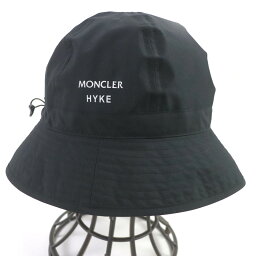 未使用品□MONCLER GENIUS 4 モンクレール ジーニアス 4 HYKE ハイク BUCKET GORE-TEX バケットハット サファリハット 帽子 ブラック M イタリア製 正規品 メンズ【中古】