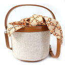 未使用品△FOXEY フォクシー 40944 PETIT PICNIC 2WAY バニティバッグ ショルダーバッグ ハンドバッグ ブラウン ベージュ 保存袋付き...