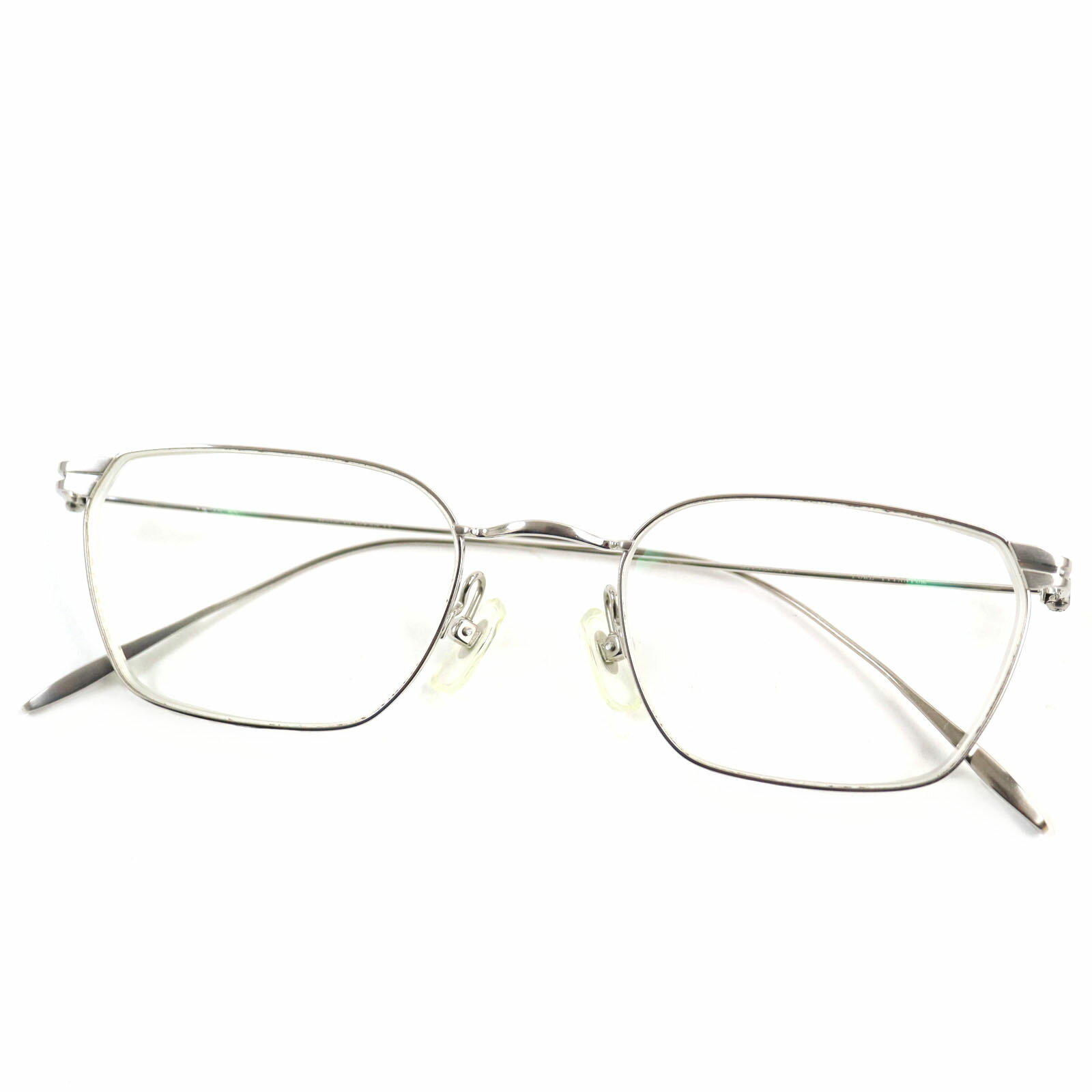 美品○KANEKO OPTICAL 金子眼鏡 KM-15 RS ロゴ入りノーズパッド チタンフレーム メガネ 眼鏡 アイウェア..