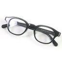 未使用品□MONCLER モンクレール ML5184-D-001 ロゴ金具 メガネ 眼鏡 アイウェア ブラック 46□22-145 デモレンズ 保存袋付き イタ...