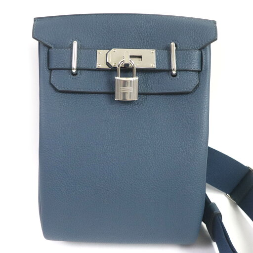 未使用品□HERMES エルメス アッカド PM ブルードプリュス ケリー シルバー金具 トゴ レザー ボディバッグ ショルダーバッグ B刻印 箱・保存袋付き フランス製 メンズ【中古】 未使用品□HERMES エルメス アッカド PM ブルードプリュス ケリー シルバー金具 トゴ レザー ボディバッグ ショルダーバッグ B刻印 箱・保存袋付き フランス製 メンズ【中古】