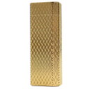 美品●Cartier カルティエ ペンタゴン 五角形 総柄 ローラー式 喫煙グッズ ガスライター ゴールド メンズおすすめ◎ 着火確認済み【中古】