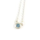極美品★TIFFANY&Co. ティファニー カラー バイ ザ ヤード アクアマリン ペンダント エルサ・ペレッティ SV925 ネックレス シルバー ブルー ...