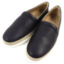 未使用品△TOD’S トッズ PANTOFOLA IMBOTTITA GOMMA TV パントフォラ インボティータ ゴマ テレビ レザー ローファー スリッポン ダークネイビー 大きいサイズ10 箱・保存袋付き イタリア製 メンズ【中古】(4)