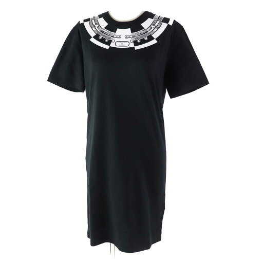 極美品◎HERMES エルメス 22SS 2H4511DU Le Tresor de Medor コットン 半袖 Tシャツ ワンピース ブラック 34 フランス製 正規品 レディース【中古】 極美品◎HERMES エルメス 22SS 2H4511DU Le Tresor de Medor コットン 半袖 Tシャツ ワンピース ブラック 34 フランス製 正規品 レディース【中古】