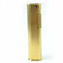 外装美品☆Dunhill ダンヒル 総柄 スリム ローラー式 ガスライター ゴールド スイス製 メンズ 着火不可【中古】