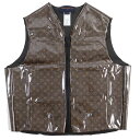 未使用品△LOUIS VUITTON ルイヴィトン 2021年製 HKG75W インフレ・タブルモノグラム ベスト ダークブラウン系 52 正規品 メンズ【中古...