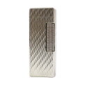 外装美品★Dunhill ダンヒル ウェーブ柄 ローラー式 ガス ライター シルバー スイス製 メンズ 着火不可【中古】