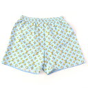 未使用品☆LOUIS VUITTON ルイヴィトン 24SS シルク100% モノグラム柄 ロゴボタン付 ショートパンツ ライトブルー イエロー 38 ハンガー...