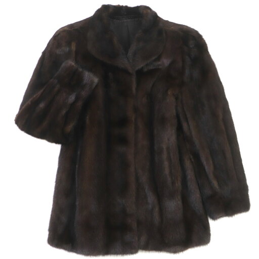 極美品▼ミンク MINK 本毛皮コート ダークブラウン 13 レディース 毛質艶やか・柔らか◎【中古】 極美品▼ミンク MINK 本毛皮コート ダークブラウン 13 レディース 毛質艶やか・柔らか◎【中古】