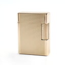 外装極美品○Dupont デュポン ライン1 ショート ダイヤモンド柄 スクエアフォルム ローラー式 喫煙グッズ ガスライター ゴールド フランス製 メンズ レ...