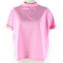 極美品☆HERMES エルメス 23SS 3E4621DL カルトゥッシュ コットン モックネック 半袖Tシャツ ピンク 34 フランス製 正規品 レディース【中古】(4)