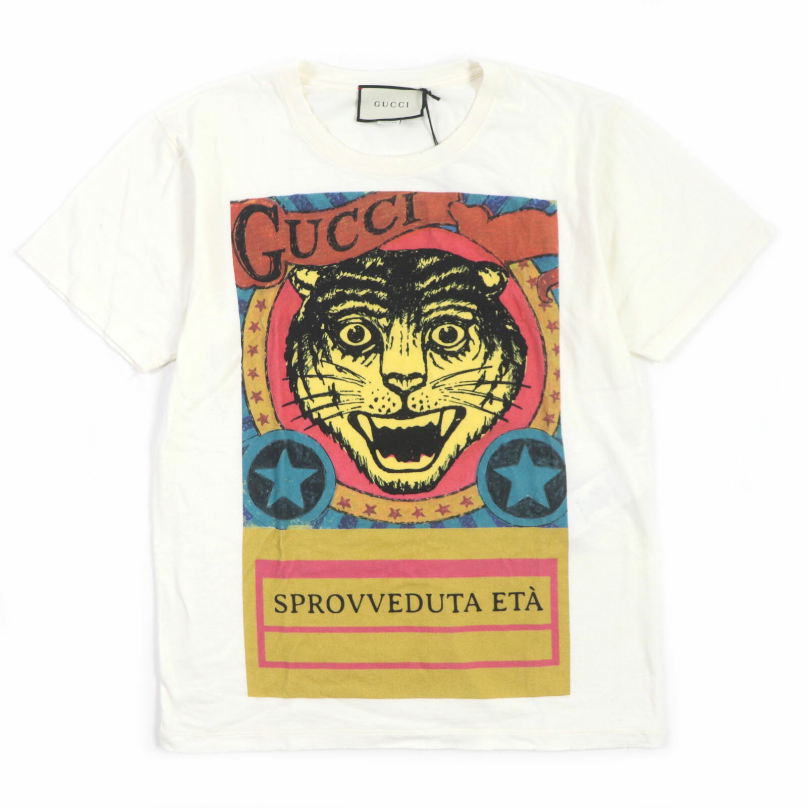 GUCCI - 【希少デザイン】GUCCI センタープリントロゴ Tシャツ GUCCI - 【希少デザイン】GUCCI センタープリントロゴ Tシャツ
