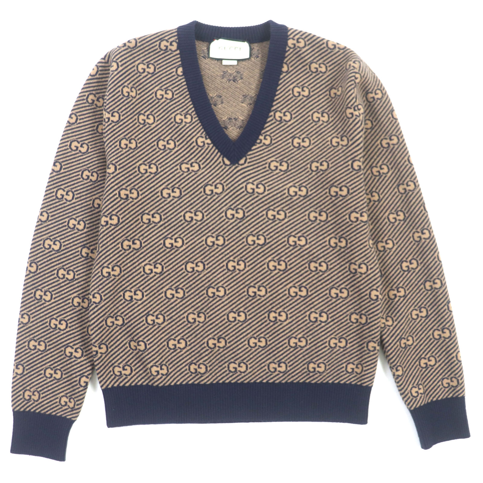 楽天市場】Gucci グッチ(スタイル(ネック)Vネック)(ニット 楽天市場】Gucci グッチ(スタイル(ネック)Vネック)(ニット