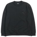 未使用品△FENDI フェンディ FY0178 コットン100% FFロゴビーズ装飾 長袖 トレーナー スウェット ブラック XL イタリア製 正規品 メンズ ...