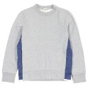 極美品□MONCLER モンクレール MAGLIA GIROCOLLO ナイロン切り替え ロゴワッペン トレーナー スウェットシャツ グレー M イタリア製 正規品 メンズ【中古】(4)