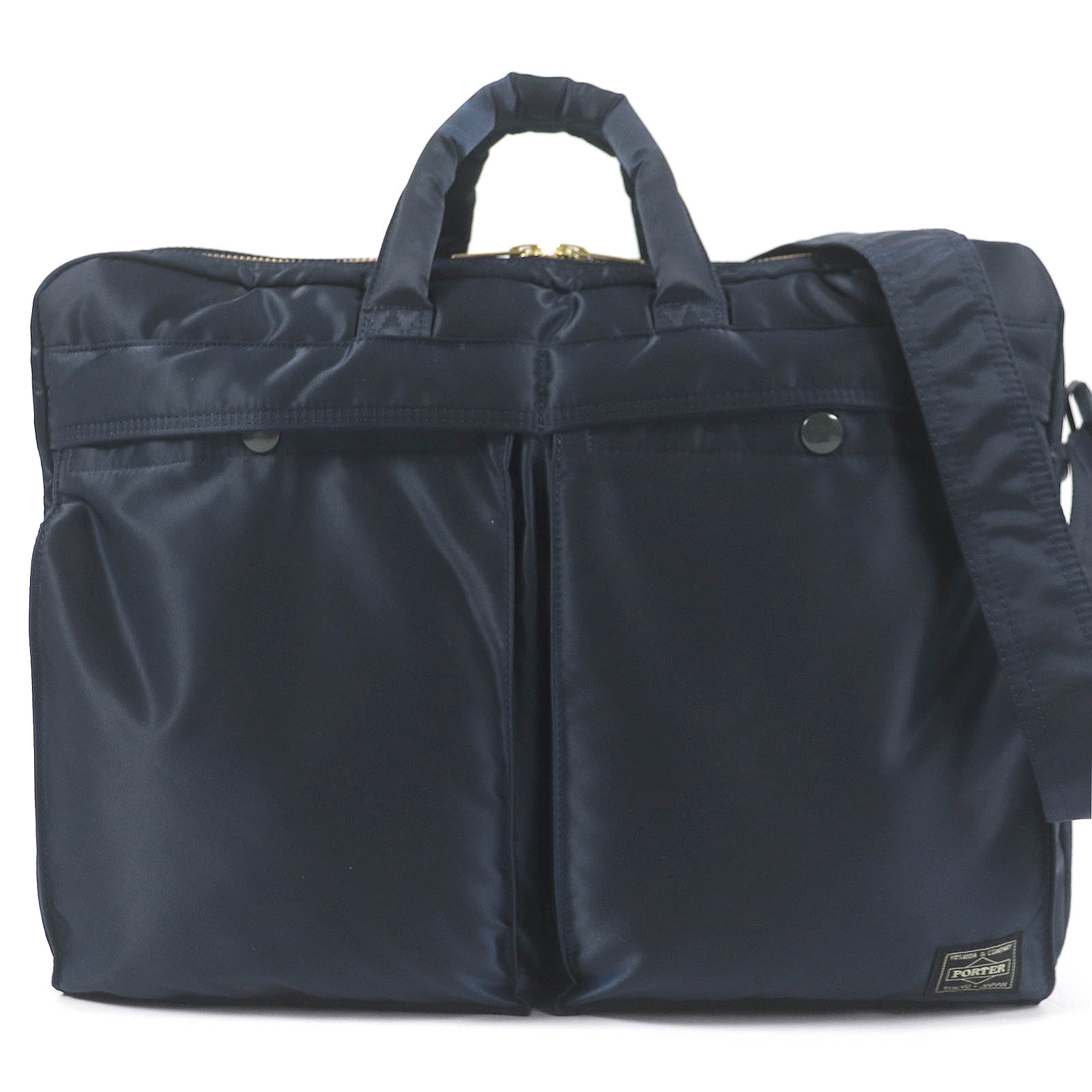 PORTER（ポーター）TANKER 2WAY ブリーフケース 《ブラック》2層