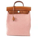 未使用品◎HERMES エルメス エールバッグ ジップ アド PM シルバー金具 ヴァッシュハンター トワルGM リュック・デイパック・バックパック ブラウン系...