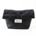 極美品◎Maison Margiela 11 メゾンマルジェラ11 2024年製 SB2WD0082 Paper ペーパー ラムレザー ロールトップ ハンドバッ...