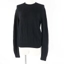 未使用品◎HERMES エルメス 23AW 3H2617D4 ヴァージンウール Hモチーフ クルーネック 長袖 ニットプルオーバー ブラック 36 イタリア製 ...