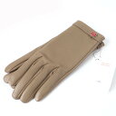 未使用品☆HERMES エルメス Dream Love ドリームラブ ラムレザー 裏地シルク100% エトゥープ ハートロゴ付き グローブ 手袋 7.5 箱付き...