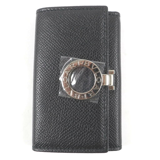 未使用品□BVLGARI ブルガリ 30422 ブルガリブルガリ マン シルバーロゴ金具 6連 レザー キーケース ブラック 箱付き イタリア製 メンズ【中古】 未使用品□BVLGARI ブルガリ 30422 ブルガリブルガリ マン シルバーロゴ金具 6連 レザー キーケース ブラック 箱付き イタリア製 メンズ【中古】
