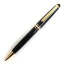 人気△MONTBLANC モンブラン マイスターシュテュック クラシック ホワイトスター ツイスト式 ボールペン ブラック ゴールド ドイツ製 メンズ 筆記確認済み【中古】
