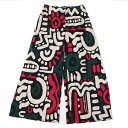 極美品◎PLEATS PLEASE プリーツプリーズ イッセイミヤケ 2021年製 PP13-JH615 BLack Cheer wide pants 象形プリ...