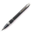 良品▼MONTBLANC モンブラン スターウォーカー ホワイトスター ツイスト式 ボールペン ブラック ガンメタリック ドイツ製 メンズ 筆記確認済み【中古】