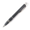 良品□MONTBLANC モンブラン プレシャスレジン スターウォーカー ホワイトスター ツイスト式 ボールペン ブラック シルバー ドイツ製 メンズ【中古】