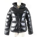 未使用品☆DUVETICA デュベティカ THIACINQUE ティアシンク ZIP UP フード付 ダウンジャケット ブラック 40 正規品 レディース【中古】
