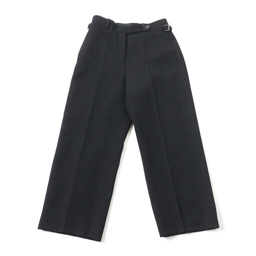 極美品★CHANEL シャネル P36309 ウール100% ロゴボタン付 サイドベルト センタープレス パンツ ブラック 36 イタリア製 正規品 レディース【中古】 極美品★CHANEL シャネル P36309 ウール100% ロゴボタン付 サイドベルト センタープレス パンツ ブラック 36 イタリア製 正規品 レディース【中古】