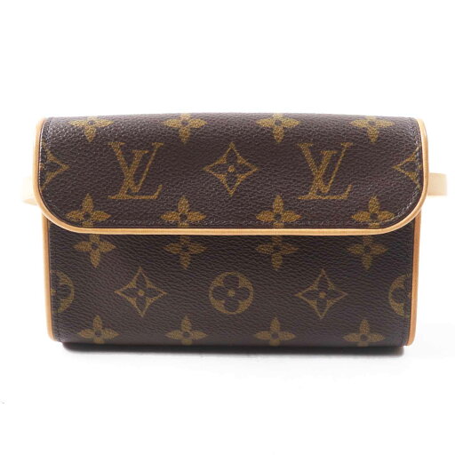 極美品◎LOUIS VUITTON ルイヴィトン M51855 ポシェット・フロランティーヌ モノグラムキャンバス レザー ヒップバッグ/ウエストバッグ ブラウン XS 保存袋付き フランス製 レディース【中古】 極美品◎LOUIS VUITTON ルイヴィトン M51855 ポシェット・フロランティーヌ モノグラムキャンバス レザー ヒップバッグ/ウエストバッグ ブラウン XS 保存袋付き フランス製 レディース【中古】