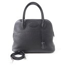 未使用品◎HERMES エルメス ボリード31 シルバー金具 トリヨンクレマンス 2WAY ハンド/ショルダーバッグ ブラック Z刻印 箱・保存袋付き フランス製 レディース【中古】(4)