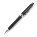 極美品□MONTBLANC モンブラン マイスターシュテュック ツイスト式 ボールペン ブラック シルバー 箱・ケース付き ドイツ製 メンズ 筆記確認済み【中古...