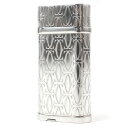 良品□Cartier カルティエ ゴドロン ハッピーバースデー 2C デコール オーバル ガスライター シルバー スイス製 メンズ 着火確認済み【中古】