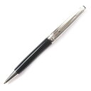 良品▼MONTBLANC モンブラン マイスターシュテュック ソリテール ドゥエ ステンレススティール クラシック ホワイトスター ツイスト式 ボールペン シル...