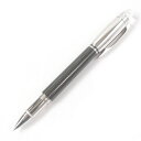 良品□MONTBLANC モンブラン スターウォーカー アルティメットカーボン キャップ式 ボールペン シルバー チャコール ケース付き ドイツ製 メンズ【中古...